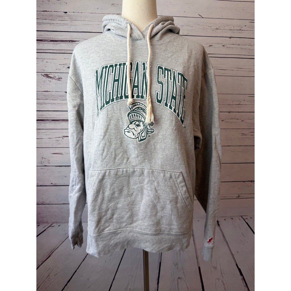 Michigan‎ State Hoodie Large League 91 NCAA Spartans Pullover Sweatshirt MSU